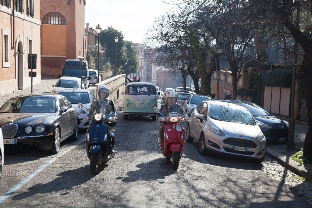 vespa in rome